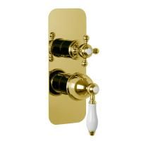 Fima Carlo Frattini Herend Смеситель для душа, встраиваемый, на 2/3 выхода, цвет: золото