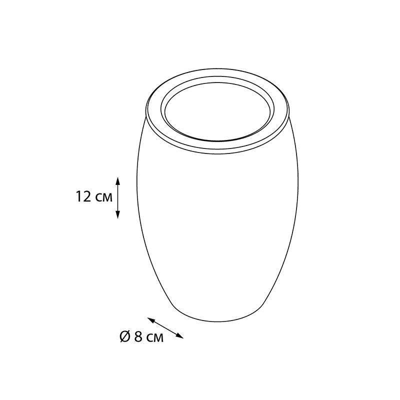 Стакан для ванной комнаты FIXSEN DECO FX-280-3, золотой, артикул FX-280-3