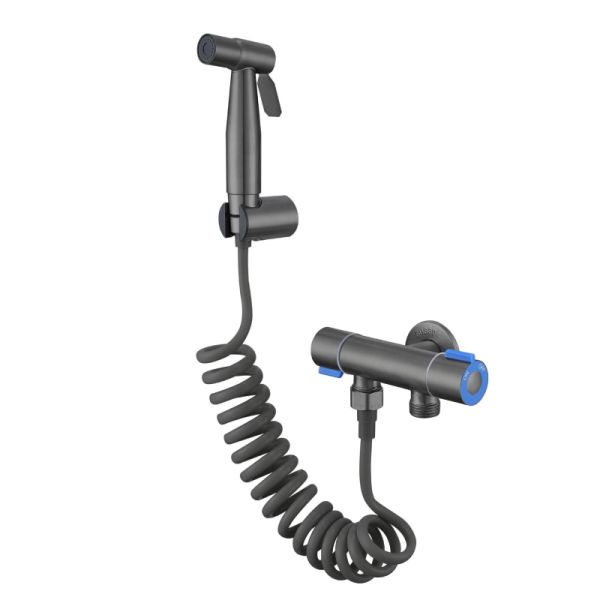 Гигиенический душ без смесителя Fmark FS-FXQ01Q, графит