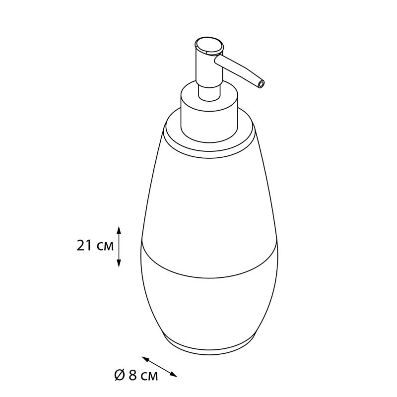 Дозатор жидкого мыла FIXSEN DECO FX-280-1, золотой