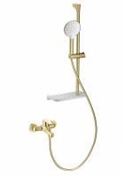 Смеситель для ванны с душевым гарнитуром WONZON & WOGHAND ALFA, Брашированное золото (WW-AE3201-BG) Смеситель для ванны с душевым гарнитуром WONZON & WOGHAND ALFA, Брашированное золото (WW-AE3201-BG)