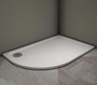 Душевой поддон Veconi Tezeo stone TZ-11R, 1000x900x30, искусственный камень, белый