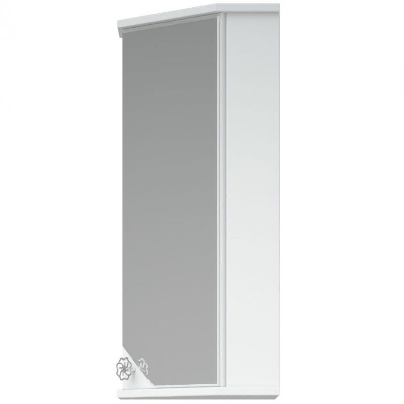 Шкаф подвесной угловой "Флоренция 40" с зеркалом