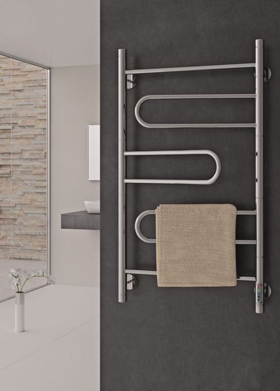 Электрический полотенцесушитель Terminus Твист П5 500x950 4660059580227 поворотный Хром