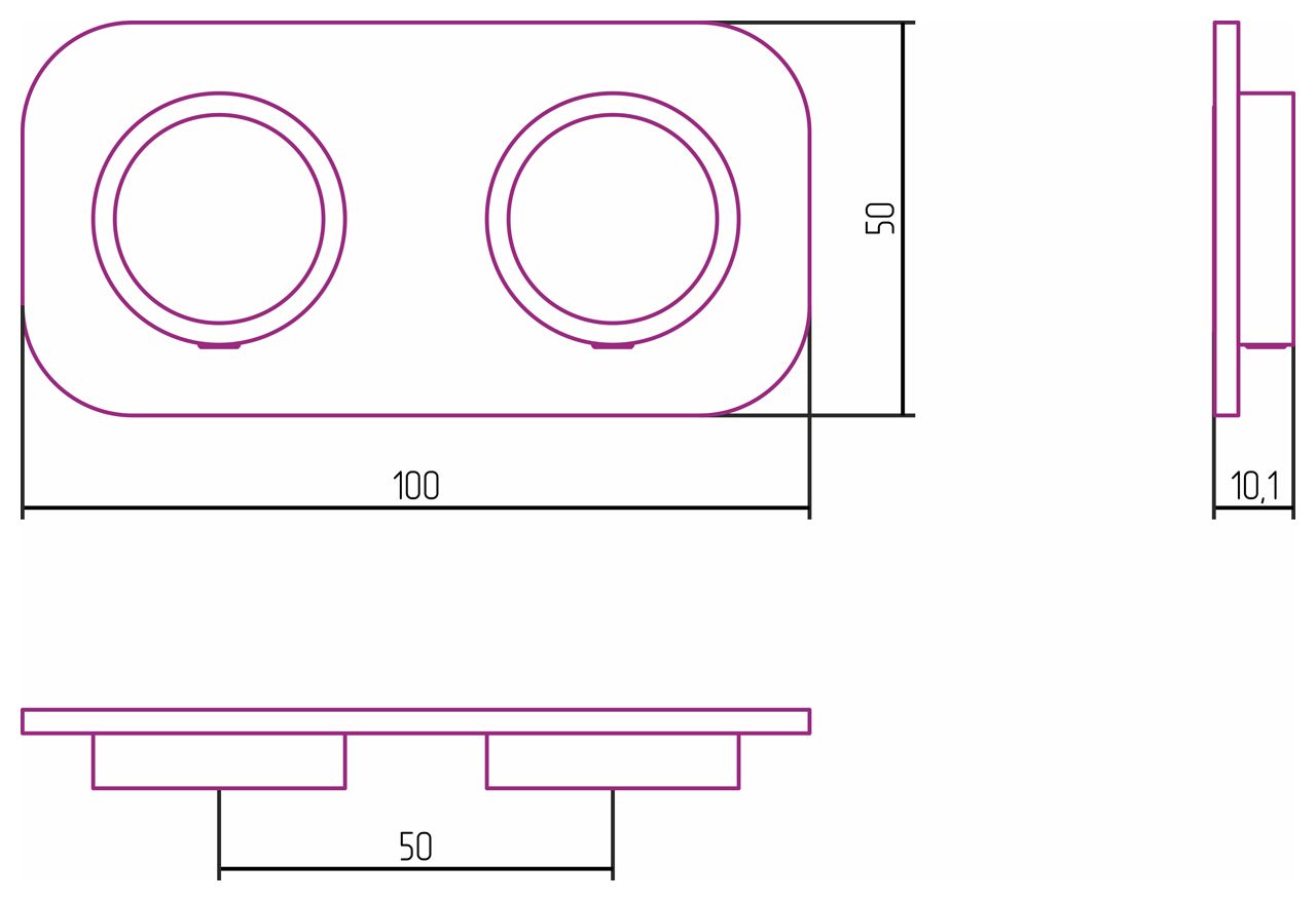 Отражатель, Сунержа, EU50, ширина, мм-100, глубина, мм-10, высота, мм-50, диаметр внутренний-3/4" (26.5 мм), подключение-EU50, материал-нержавеющая сталь, цвет-белый Отражатель, Сунержа, EU50, ширина, мм-100, глубина, мм-10, высота, мм-50, диаметр внутренний-3/4" (26.5 мм), подключение-EU50, материал-нержавеющая сталь, цвет-белый