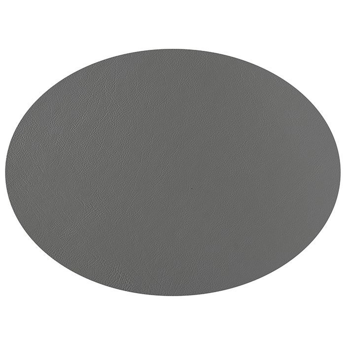 ADJ Овальный плейсмат, 47,5x35 см., цвет: серый/черный