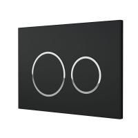 Кнопка смыва Titan Black Matt для инсталляции Hasvik (Хасвик), ABS пластик