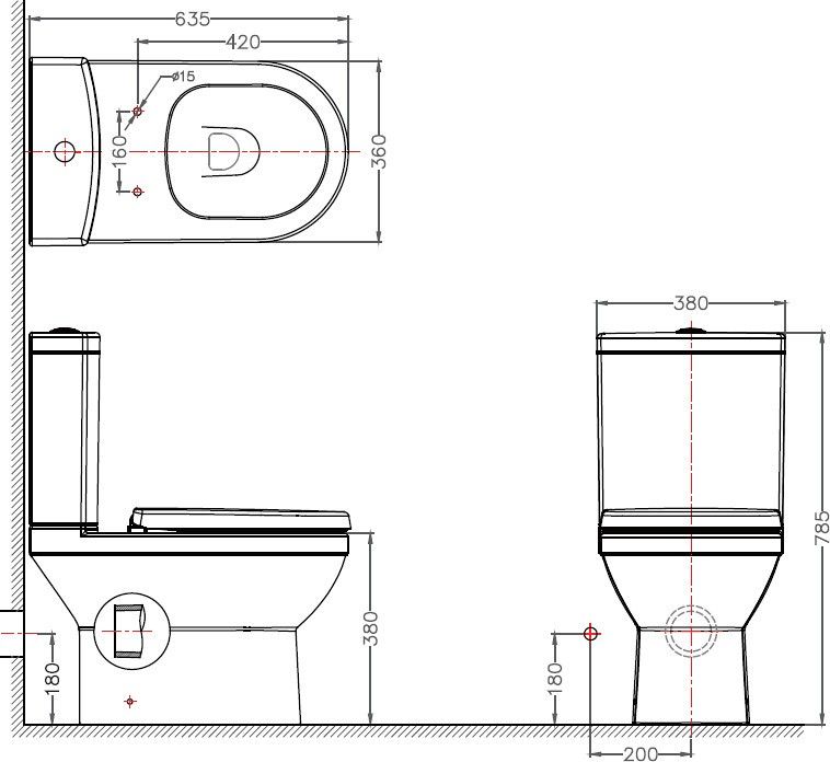Чаша унитаза Bravat New Moon в комплекте с сидением микролифт (CX01014UW-P-RUS), артикул CX01014UW-P-RUS