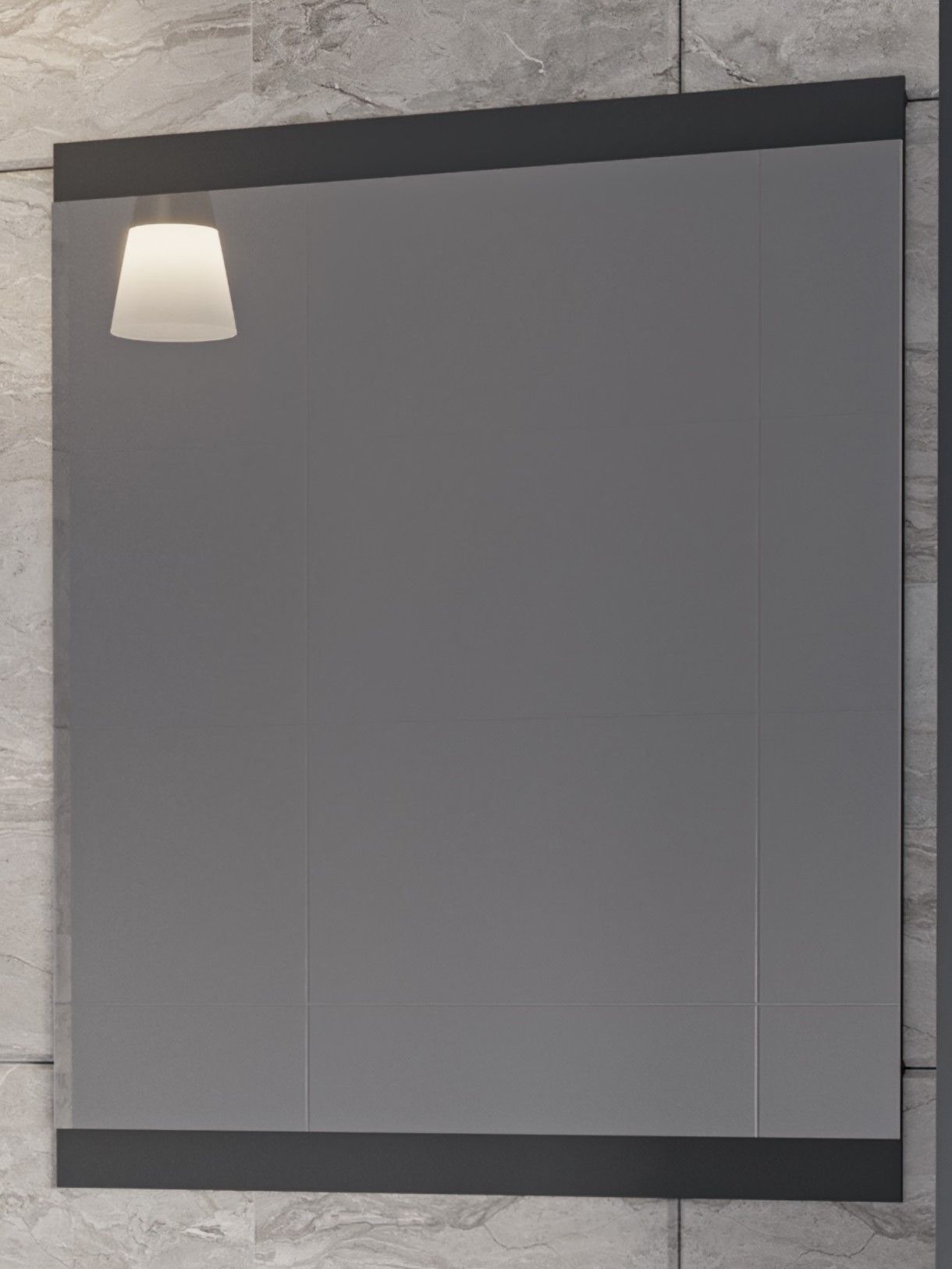 Зеркало "Эвита 60", темно-серое