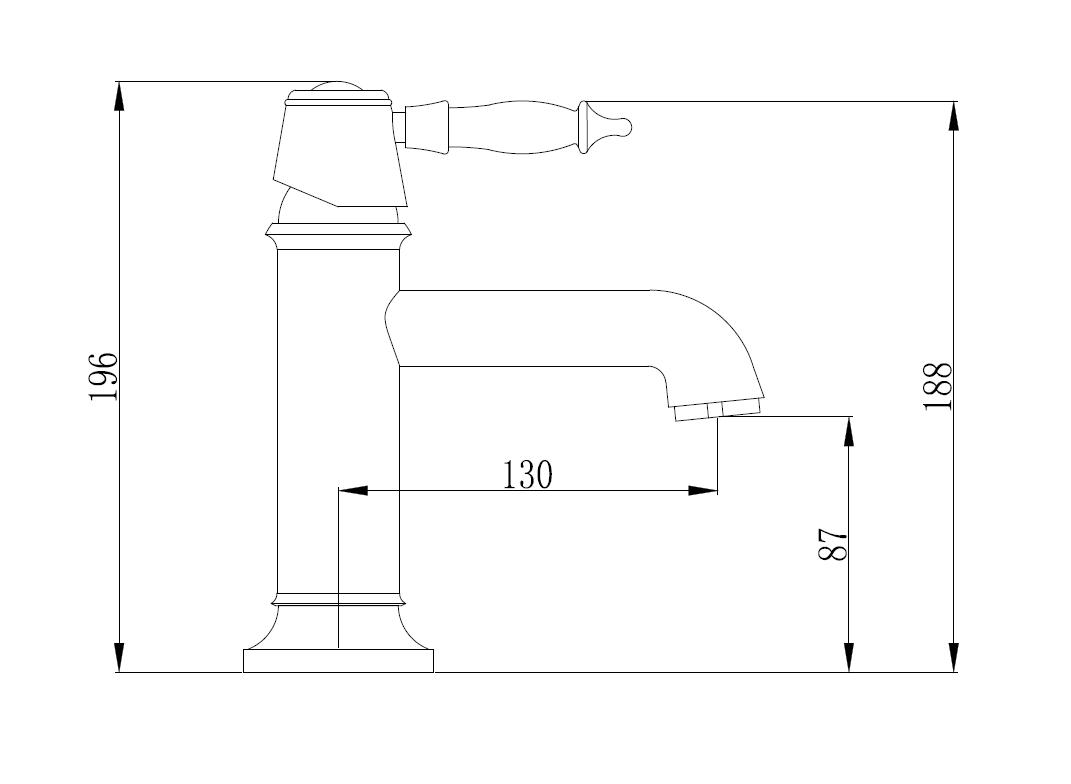 Смеситель Marbella для раковины, хром BOCH MANN BM8727