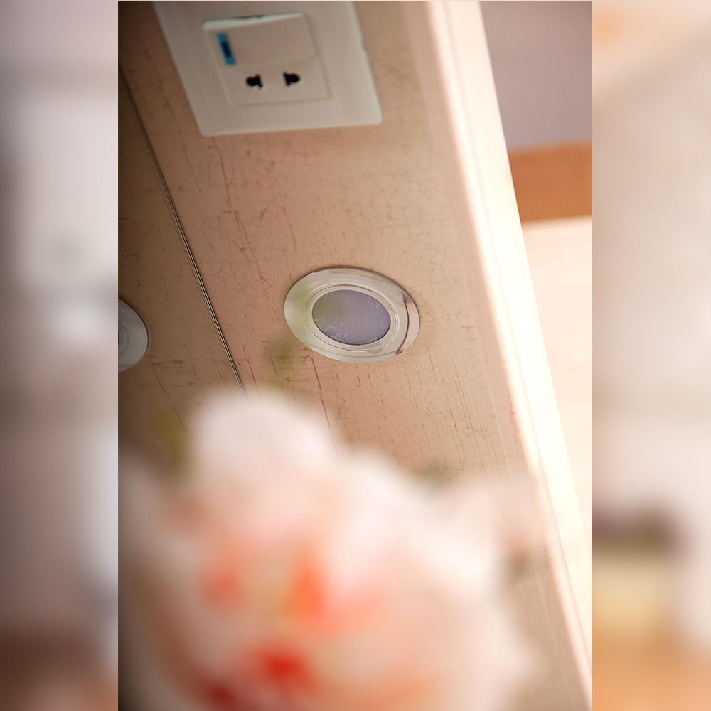 Зеркало со шкафчиком Бриклаер КАНТРИ 75S, бежевый дуб прованс, артикул КАНТРИ 75S