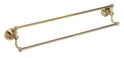 Полотенцедержатель Retro двойной  665x125x115мм, бронза