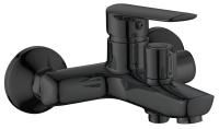Смеситель Lagos Black для ванны, с коротким изливом, c акс., артикул: LG54B