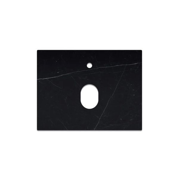 Столешница La Fenice Granite Black Olive Light Lappato Terra 60 см, черная