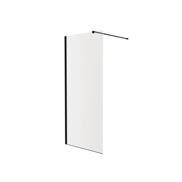 Душевая перегородка Knotlor WI090CG0BL 90х200, черный