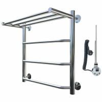 Электрический полотенцесушитель Тругор Браво 1 элТЭН 60x50 с полкой Хром