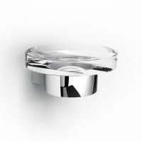 IBB Lapiana Мыльница стеклянная, цвет держателя хром