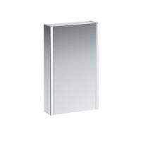 Зеркальный шкаф, Laufen, Frame25, ширина, мм-450, глубина, мм-150, высота, мм-750, тип установки-настенный, с подсветкой, тип освещения-светодиодная подсветка (LED) 2 вертикальных элемента, (регулируемая яркость), с окружающим освещением (внизу), тип вклю