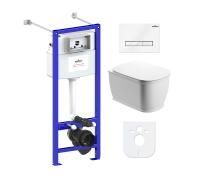 Комплект 6 в 1 Lavinia Boho Bell Pro Rimless 77050129, премиум со стеклянной клавишей