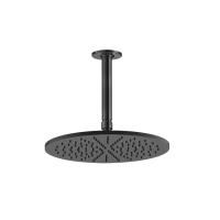 GESSI INCISO Потолочная душевая головка шарнирная на 1/2",Ø300мм, цвет: Black XL