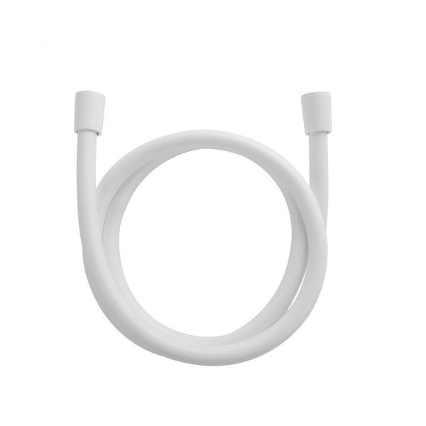 Шланг для душа в силиконовой оплётке 1200 мм WONZON & WOGHAND, Белый матовый (WW-RG01-1200-MW)