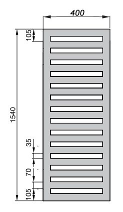 Водяной полотенцесушитель Zehnder Metropolitan Bar MEPM-150-040/ID Белый Водяной полотенцесушитель Zehnder Metropolitan Bar MEPM-150-040/ID Белый