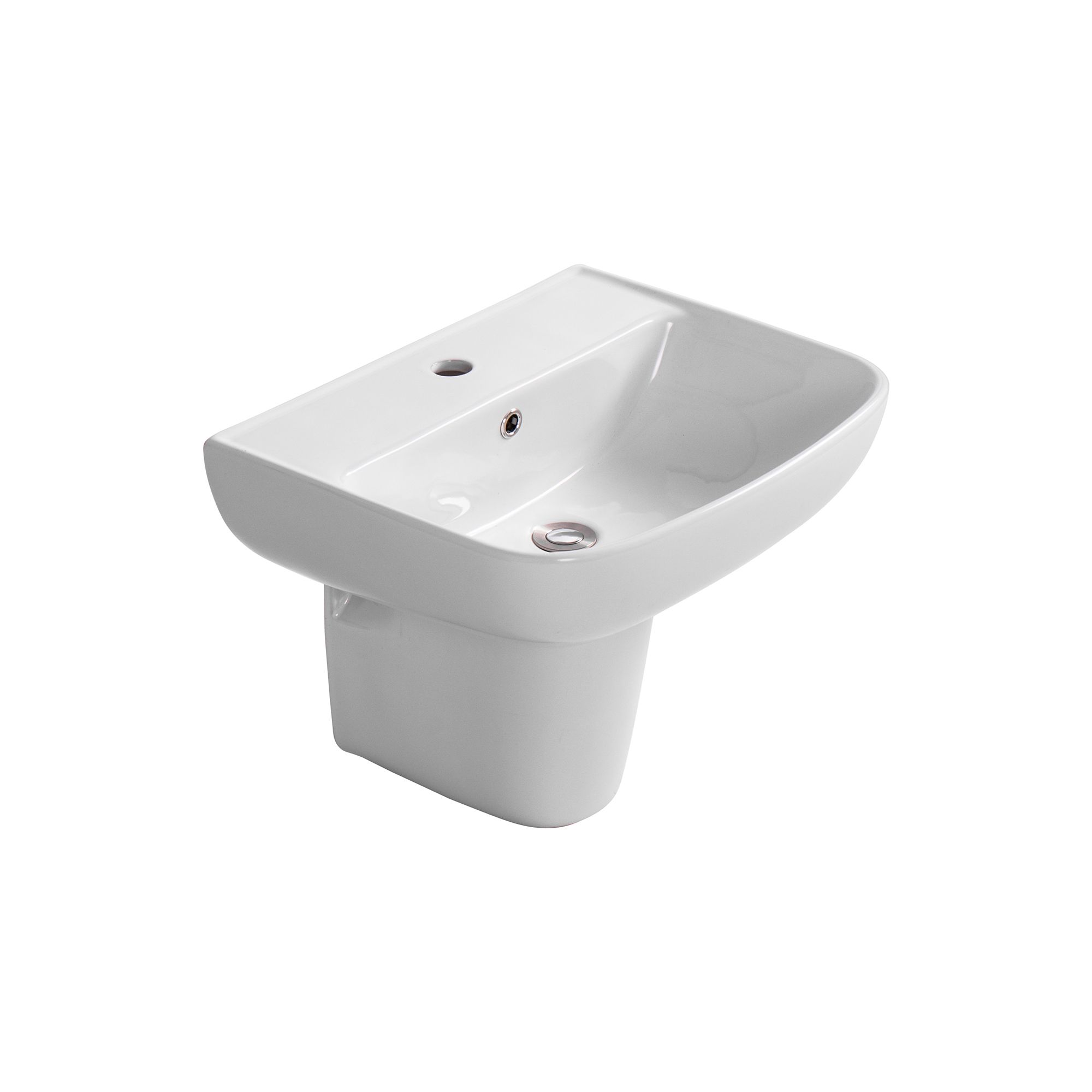 Полупьедестал для раковины AQ5431-00 300*240*340, белый Полупьедестал для раковины AQ5431-00 300*240*340, белый