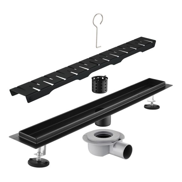 Трап для душа 60см Savol S-DL02H-60, черный