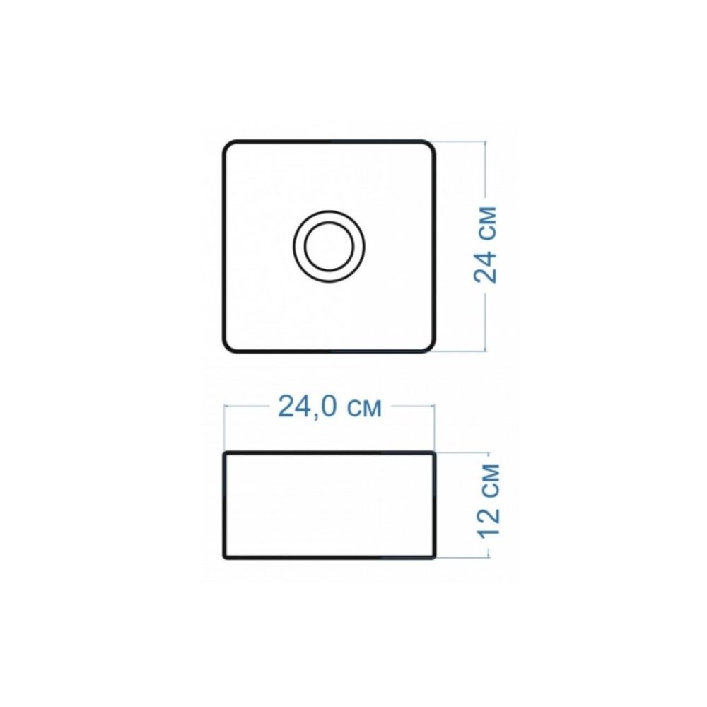 Раковина чаша Maretti Umbria UM13NS15-844, белая, артикул UM13NS15-844