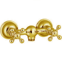 CISAL Arcana Смеситель двухвентильный настенный для душа, цвет золото