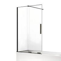 Шторка для ванны NEW TRENDY SMART BLACK 120 см EXK-4202 (черный)