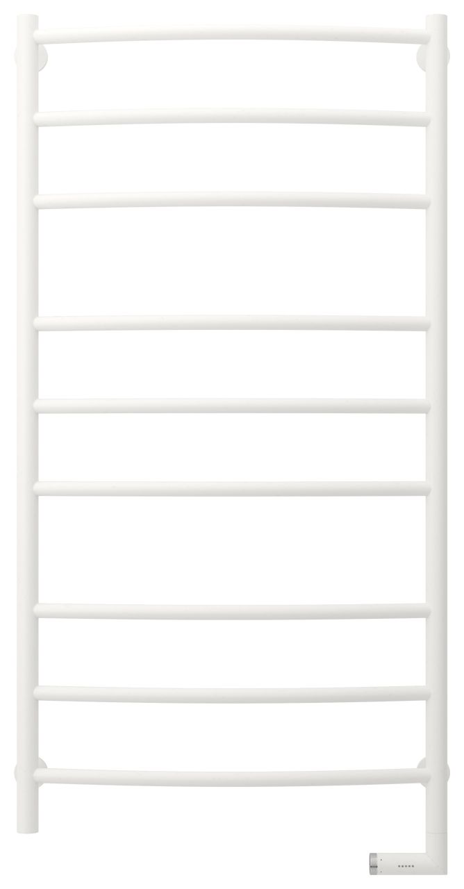 Полотенцесушитель электрический "ГАЛАНТ 2.0" 1200х600 / МЭМ правый (Матовый Белый)