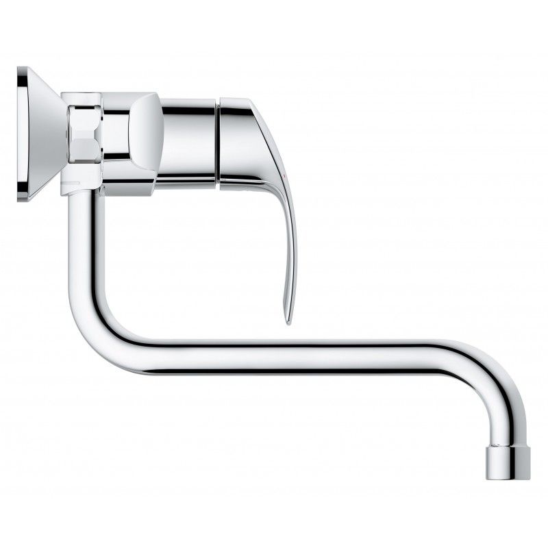 Смеситель для кухни GROHE Eurosmart new настенный, излив 240 мм, хром (32224002) Смеситель для кухни GROHE Eurosmart new настенный, излив 240 мм, хром (32224002)