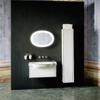 Laufen New Classic Раковина накладная овальная 800х480х75 мм, без отв под смеситель,с переливом, цвет белый