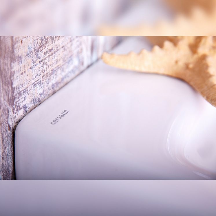 Тумба под раковину Бриклаер Кристалл 50 подвесная Ясень Анкор темный