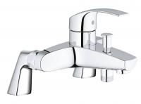 Смеситель для ванны GROHE Eurosmart New с вертикальными подключениями, хром (33303002) Смеситель для ванны GROHE Eurosmart New с вертикальными подключениями, хром (33303002)
