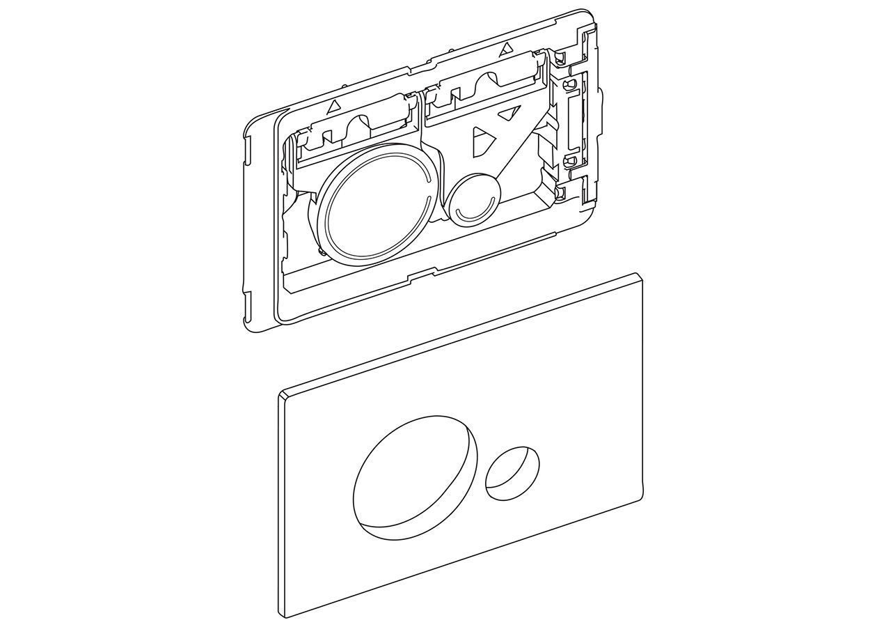 Кнопка смыва BelBagno SFERA, цвет-хром глянцевый
