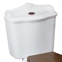 IMPERO Бачок для моноблока, с отв. для кнопки слива, белая керамика