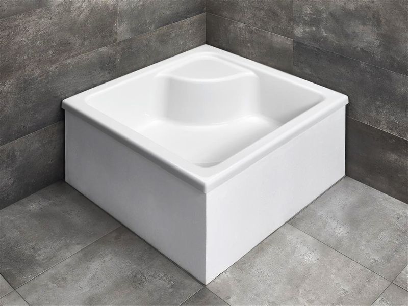 Акриловый поддон для душа Radaway Naxos C 90x90x41 белый
