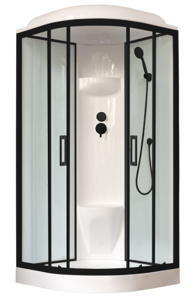 Душевая кабина Royal Bath  RB 90HK6-WT-BL (белое/прозрачное)