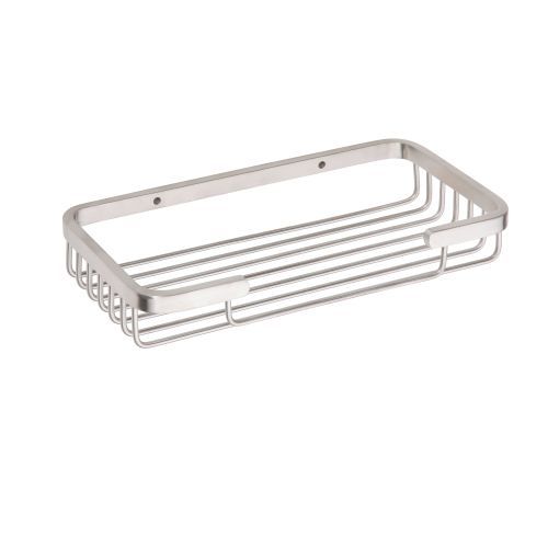 Мыльница прямоугольная NEO 230x30x120мм, матовый хром