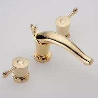 THG BAGATELLE METAL MANETTES Смеситель для раковины на 3 отверстия, с донным клапаном, цвет полированное золото THG BAGATELLE METAL MANETTES Смеситель для раковины на 3 отверстия, с донным клапаном, цвет полированное золото