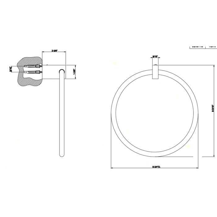 Gessi Rettangolo Полотенцедержатель "кольцо", цвет: хром Gessi Rettangolo Полотенцедержатель "кольцо", цвет: хром