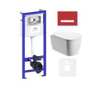 Комплект 6 в 1 Lavinia Boho Bell Pro Rimless 75110002, премиум со стеклянной клавишей