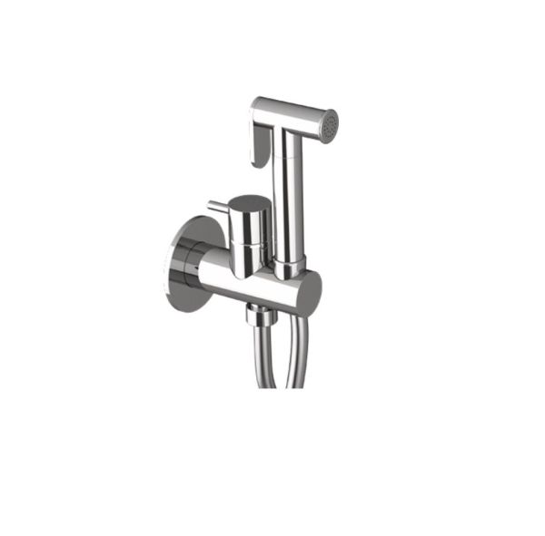 Oioli Micro, гигиенический душ со смесителем на холодную/горячую воду, без внут. части, цвет брашированное золото