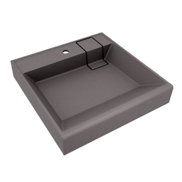 Раковина над стиральной машиной Florentina Лагуна 60 см 10.300.00600.307, серый шёлк