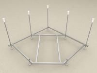 Сборный каркас к ванне Ума (шпильки) Сборный каркас к ванне Ума (шпильки)