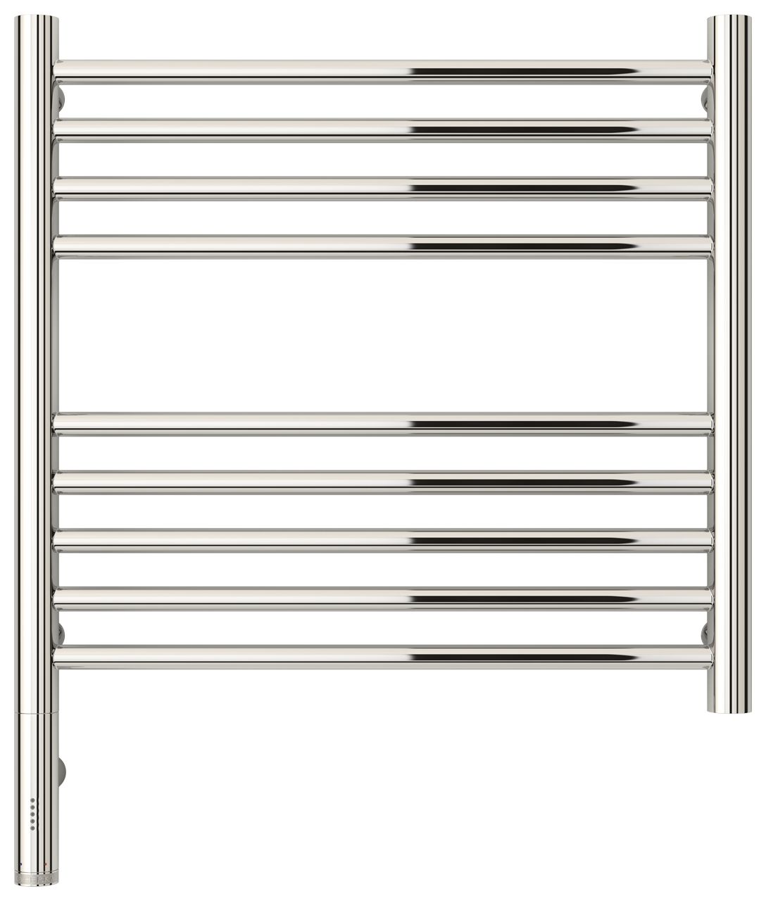 Полотенцесушитель электрический "БОГЕМА 3.0" прямая 500х500 / МЭМ левый (Без покрытия)