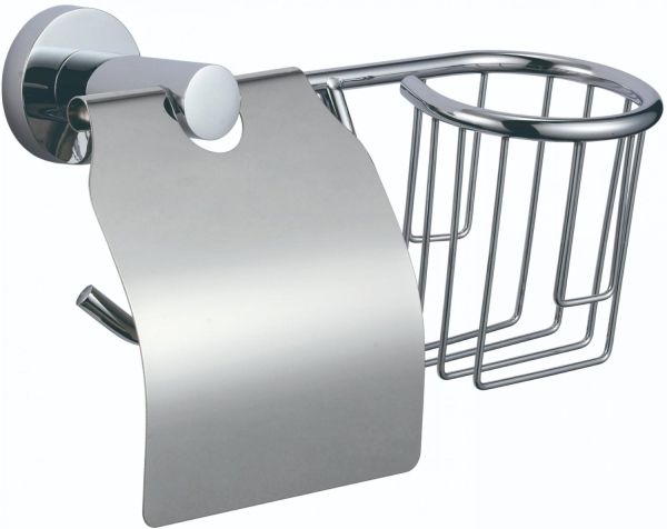 Держатель для туалетной бумаги и освежителя Savol S-L08751, хром