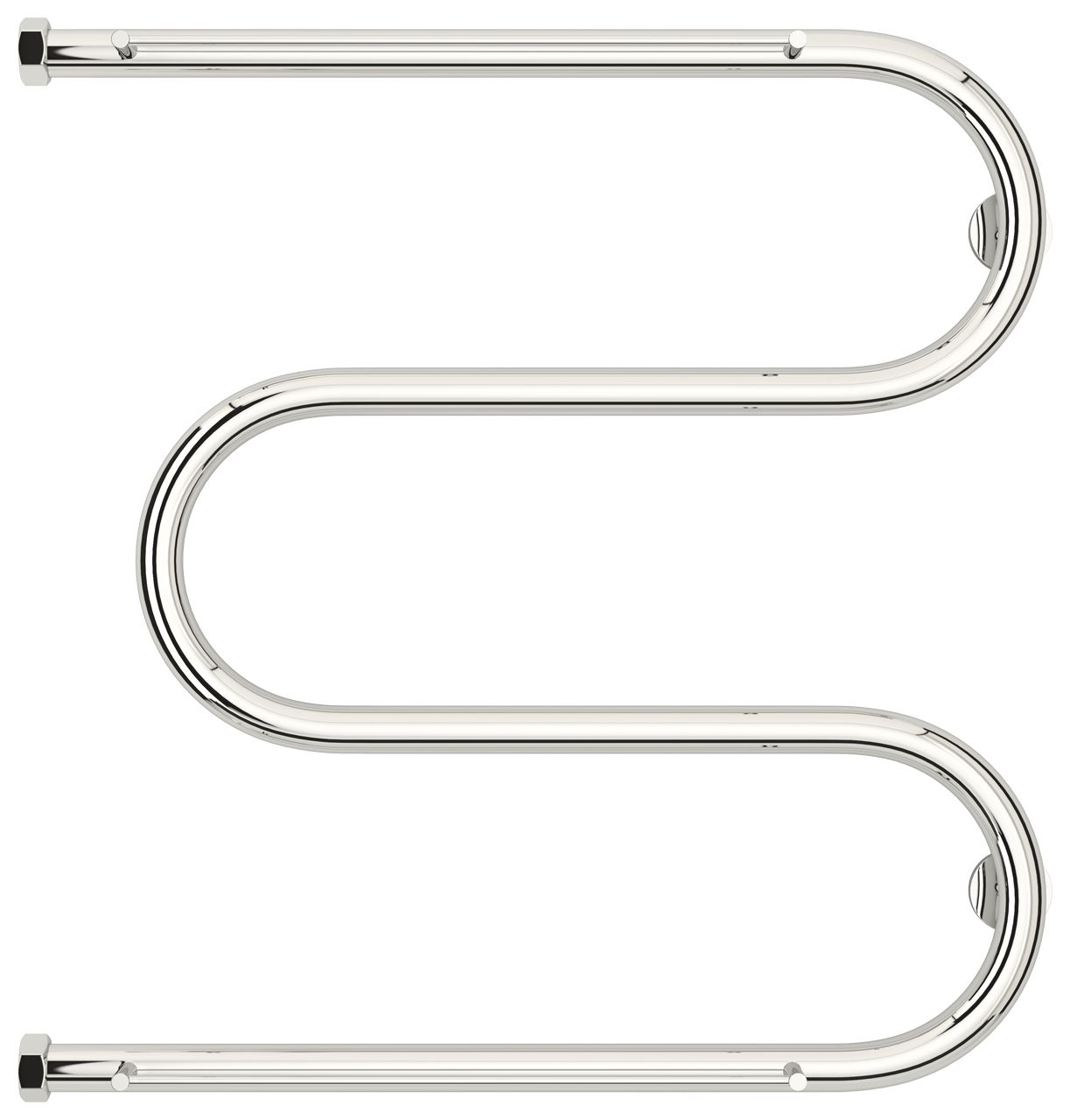 Полотенцесушитель водяной "М-обр.+" 2П 600х600 Н. Г. 1" (Без покрытия)